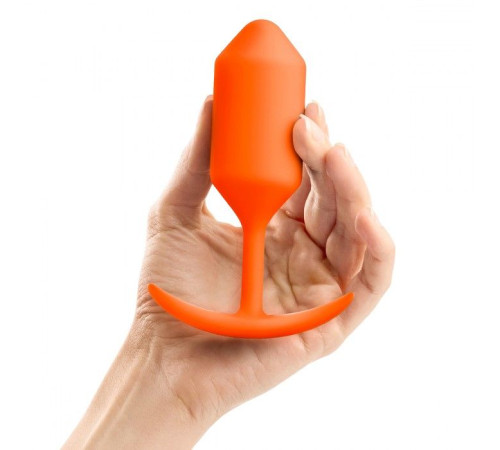 Оранжевая пробка для ношения B-vibe Snug Plug 3 - 12,7 см. Оранжевая пробка для ношения B-vibe Snug Plug 3 - 12,7 см.