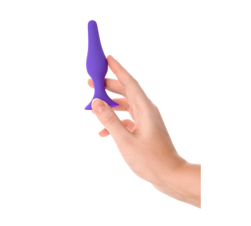 Фиолетовая анальная втулка Toyfa A-toys - 10,2 см.