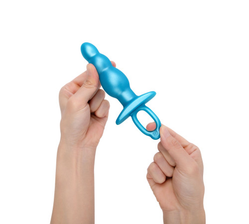 Голубая анальная пробка-елочка из силикона Bounce Plug - 14,3 см. Голубая анальная пробка-елочка из силикона Bounce Plug - 14,3 см.