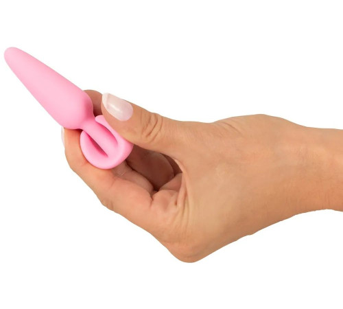 Розовая анальная втулка Mini Butt Plug - 8,4 см. Розовая анальная втулка Mini Butt Plug - 8,4 см.