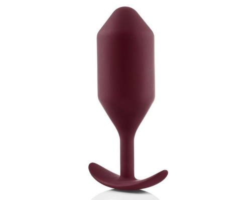 Заказать Бордовая пробка для ношения B-vibe Snug Plug 5 - 14 см.