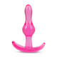 Заказать Розовая анальная пробка Curvy Anal Plug - 8,4 см.