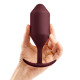 Заказать Бордовая пробка для ношения B-vibe Snug Plug 5 - 14 см.