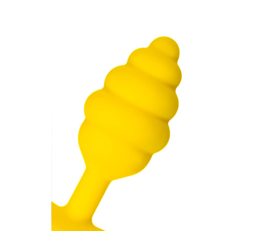 Желтая анальная втулка Vikki - 9 см.