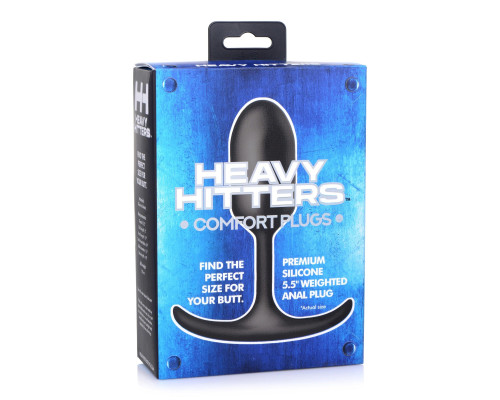 Заказать Черная анальная пробка с утяжелением Premium Silicone Weighted Anal Plug Medium - 14 см. Заказать Черная анальная пробка с утяжелением Premium Silicone Weighted Anal Plug Medium - 14 см.