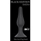 Заказать Чёрная малая анальная пробка Slim Anal Plug Small - 10,5 см.