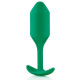 Заказать Зеленая пробка для ношения B-vibe Snug Plug 2 - 11,4 см.