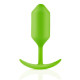 Заказать Лаймовая пробка для ношения B-vibe Snug Plug 3 - 12,7 см.
