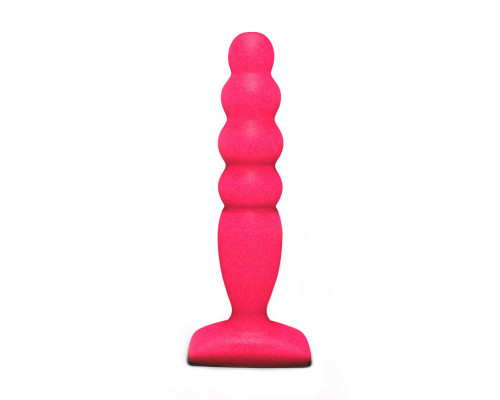 Заказать Розовый анальный стимулятор Large Bubble Plug - 14,5 см.