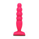 Заказать Розовый анальный стимулятор Large Bubble Plug - 14,5 см.