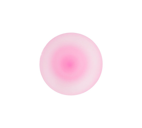 Розовая, светящаяся в темноте анальная втулка Cain Glow - 10 см.