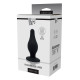 Заказать Черный анальный стимулятор DUAL DENSITY PLEASURE PLUG L - 10,2 см.