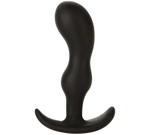 Черная анальная пробка для ношения Mood Naughty 2 4.5  Silicone - 11,4 см.