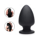 Заказать Черная мягкая анальная пробка Squeezable Large Anal Plug - 13,2 см.