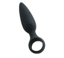 Чёрная анальная пробка Butt Plug - 10,8 см.