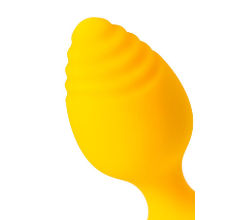 Желтая анальная втулка Riffle - 7,5 см.