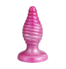 Розовая анальная втулка SILEXD Fantasy Cherry - 9,2 см.