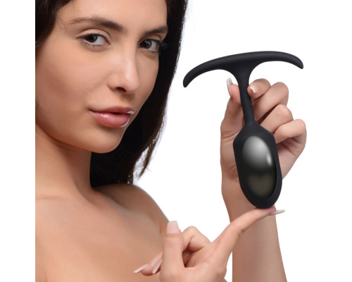 Заказать Черная анальная пробка с утяжелением Premium Silicone Weighted Anal Plug Medium - 14 см. Заказать Черная анальная пробка с утяжелением Premium Silicone Weighted Anal Plug Medium - 14 см.
