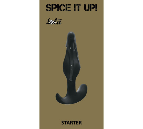 Чёрная анальная пробка Starter - 10,5 см. Чёрная анальная пробка Starter - 10,5 см.