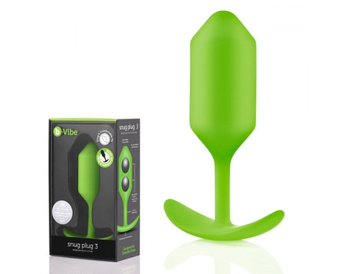 Заказать Лаймовая пробка для ношения B-vibe Snug Plug 3 - 12,7 см. Заказать Лаймовая пробка для ношения B-vibe Snug Plug 3 - 12,7 см.