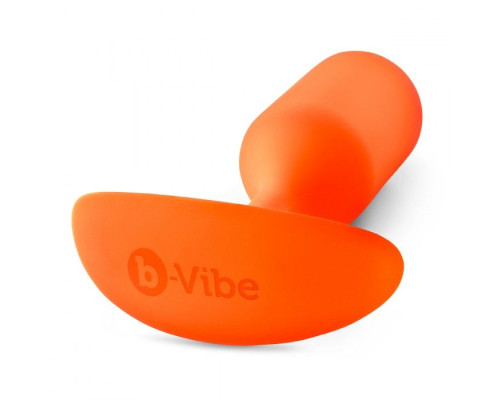 Заказать Оранжевая пробка для ношения B-vibe Snug Plug 3 - 12,7 см.