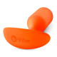 Заказать Оранжевая пробка для ношения B-vibe Snug Plug 3 - 12,7 см.