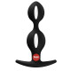 Черный анальный стимулятор B Balls Duo - 13 см.