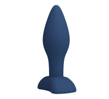 Синяя анальная пробка Bulb Plug S - 9 см.