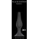Заказать Чёрная анальная пробка Slim Anal Plug Large - 12,5 см.