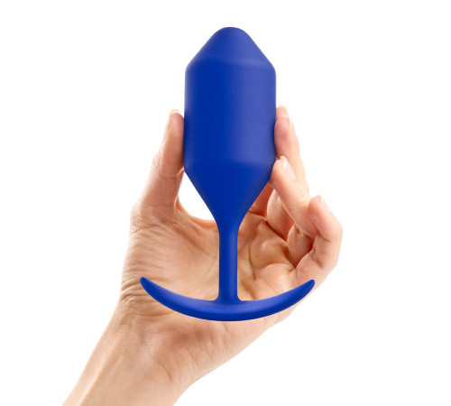Синяя пробка для ношения Snug Plug 4 - 14,5 см. Синяя пробка для ношения Snug Plug 4 - 14,5 см.