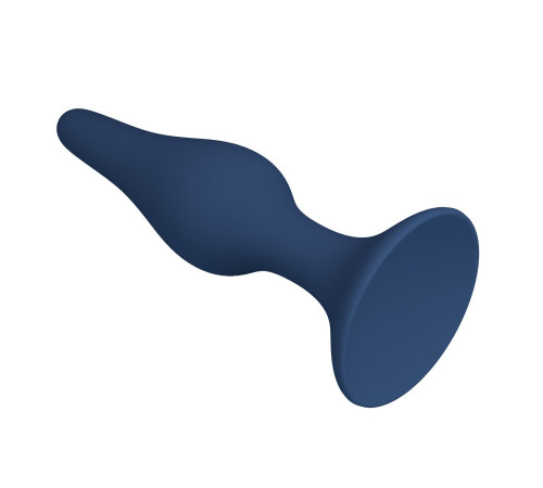 Синяя анальная пробка Slim Anal Plug S - 10,3 см.