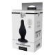 Заказать Черный анальный стимулятор DUAL DENSITY PLEASURE PLUG M - 9,3 см.