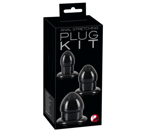 Набор растягивающих анальный вход пробок Anal Stretching Plug Kit Набор растягивающих анальный вход пробок Anal Stretching Plug Kit