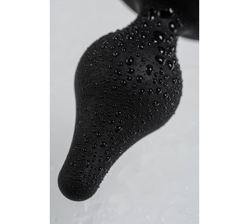 Черная анальная втулка Spade XS - 6,5 см.