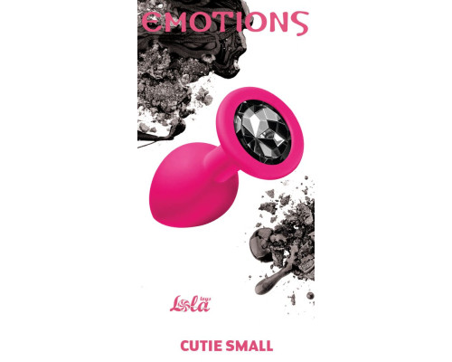 Заказать Малая розовая анальная пробка Emotions Cutie Small с чёрным кристаллом - 7,5 см. Заказать Малая розовая анальная пробка Emotions Cutie Small с чёрным кристаллом - 7,5 см.