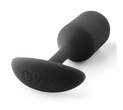 Чёрная пробка для ношения B-vibe Snug Plug 2 - 11,4 см. Чёрная пробка для ношения B-vibe Snug Plug 2 - 11,4 см.