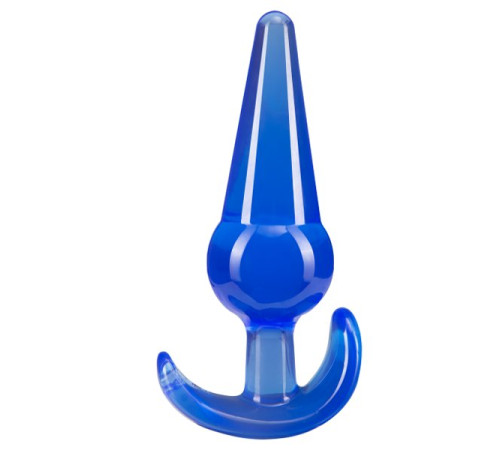 Синяя анальная пробка в форме якоря Large Anal Plug - 12,2 см.
