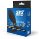 Заказать Черная силиконовая анальная пробка Sex Expert - 8,5 см.