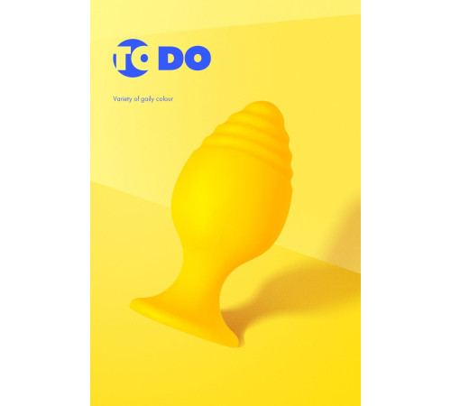 Желтая анальная втулка Riffle - 7,5 см.