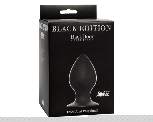 Заказать Чёрная анальная пробка Thick Anal Plug Small - 7,8 см. Заказать Чёрная анальная пробка Thick Anal Plug Small - 7,8 см.