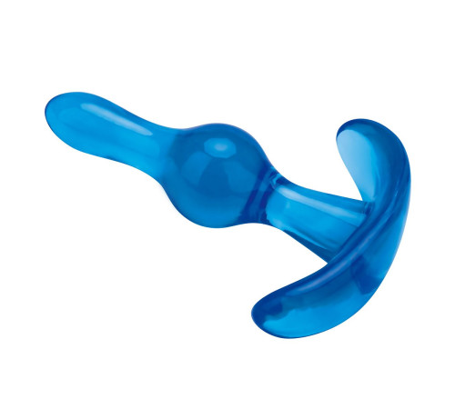 Голубой анальный стимулятор Tear Drop Butt Plug - 8,9 см. Голубой анальный стимулятор Tear Drop Butt Plug - 8,9 см.