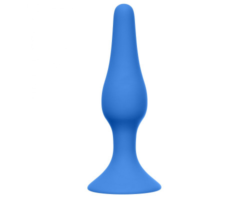 Заказать Синяя анальная пробка Slim Anal Plug Large - 12,5 см. Заказать Синяя анальная пробка Slim Anal Plug Large - 12,5 см.