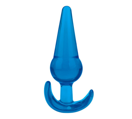 Голубая анальная пробка конической формы Medium Tapered Butt Plug - 12,7 см. Голубая анальная пробка конической формы Medium Tapered Butt Plug - 12,7 см.