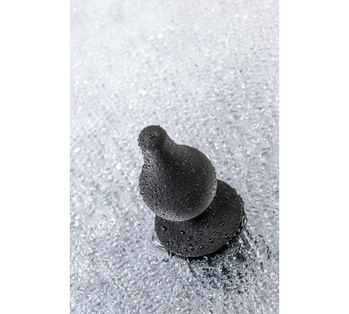 Черная анальная втулка Spade XS - 6,5 см.