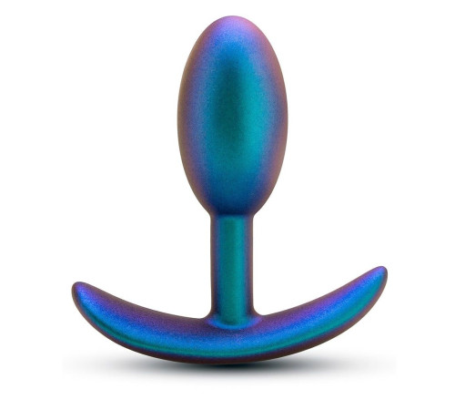 Синяя анальная пробка со смещенным центром тяжести The Nebula Plug - 9 см. Синяя анальная пробка со смещенным центром тяжести The Nebula Plug - 9 см.