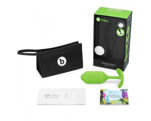 Заказать Лаймовая пробка для ношения B-vibe Snug Plug 3 - 12,7 см. Заказать Лаймовая пробка для ношения B-vibe Snug Plug 3 - 12,7 см.