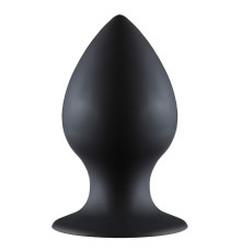 Чёрная анальная пробка Thick Anal Plug Small - 7,8 см.