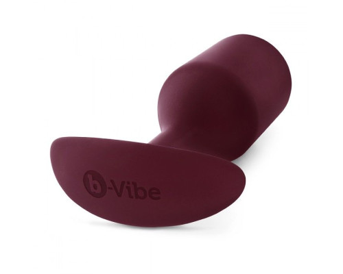 Заказать Бордовая пробка для ношения B-vibe Snug Plug 5 - 14 см.