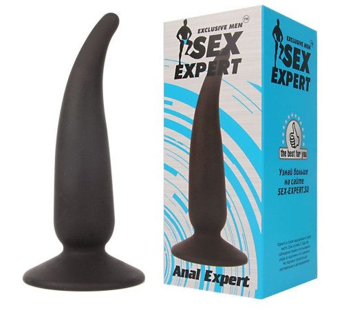 Анальная пробка с тонким кончиком Sex Expert - 11 см.
