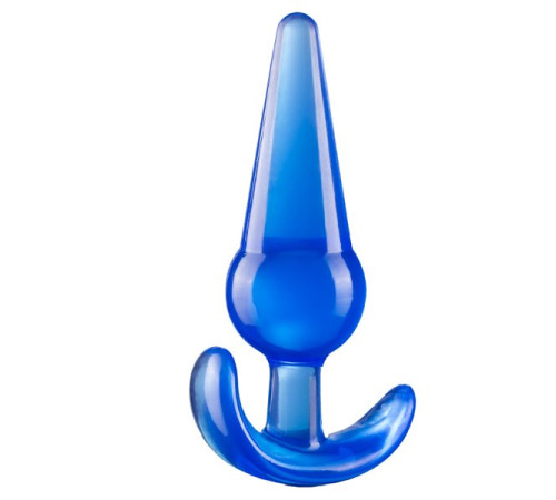 Синяя анальная пробка в форме якоря Large Anal Plug - 12,2 см.